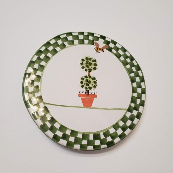 Mesa International Ceramic Trivet, Pottery Handcrafted in Hungary, Bee Topiary - Picture 2 of 8